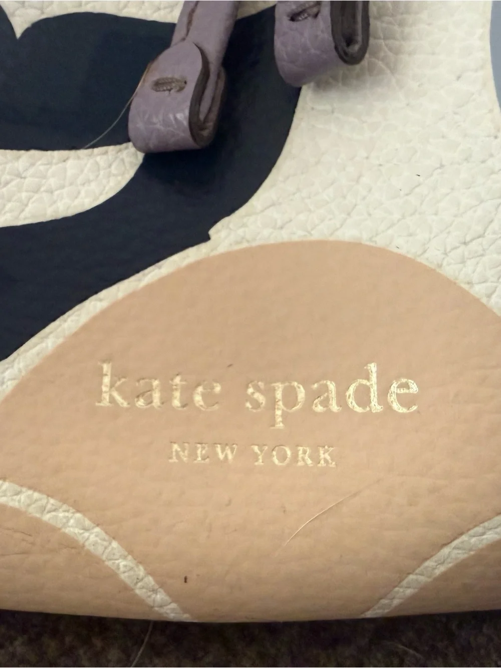 kate spade Cream, Lavender & Pink Floral Drawstring Bucket Bag